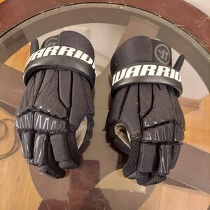 Warrior Burn Next 9" Black Lacrosse Gloves